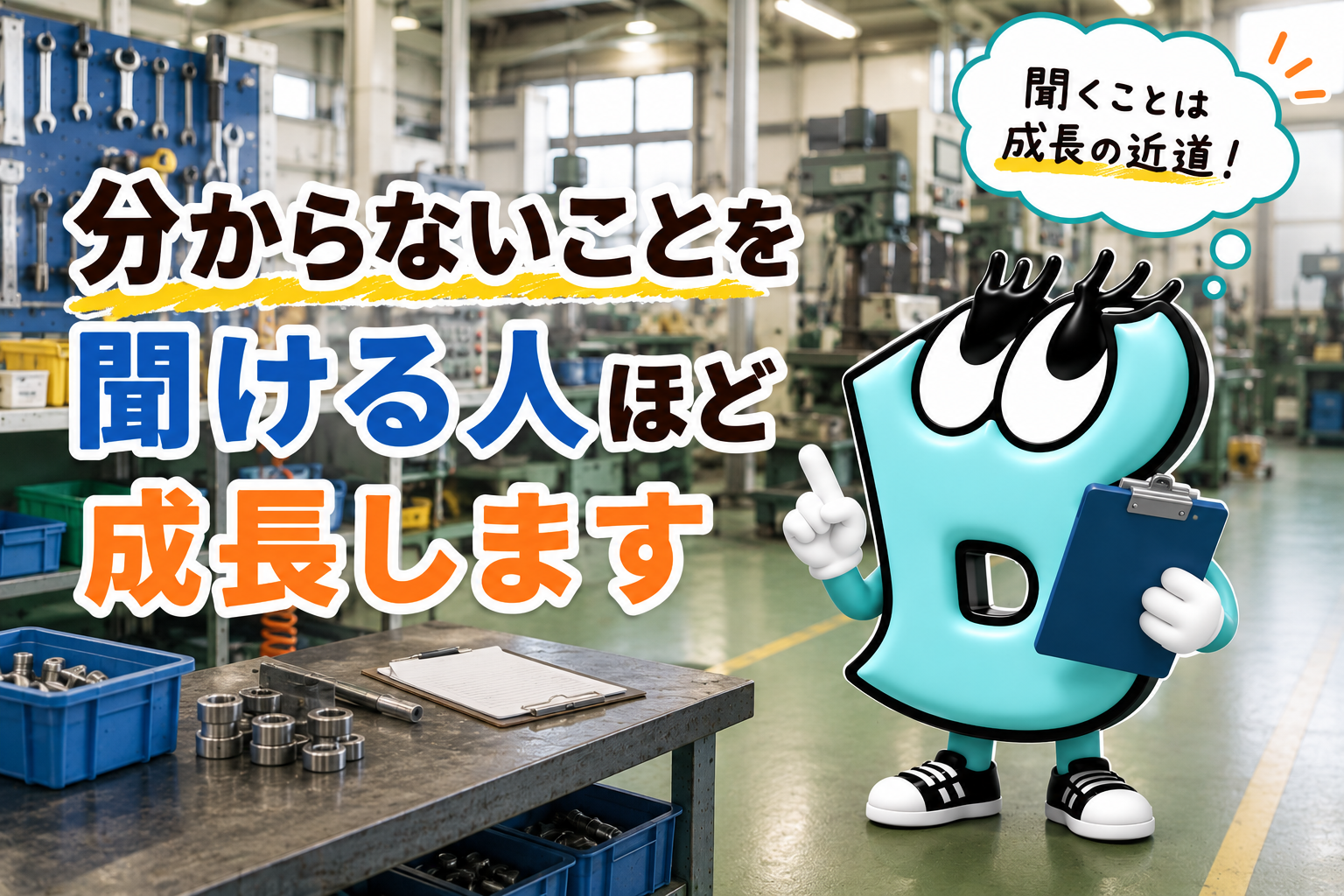 分からないことを聞ける人ほど成長します