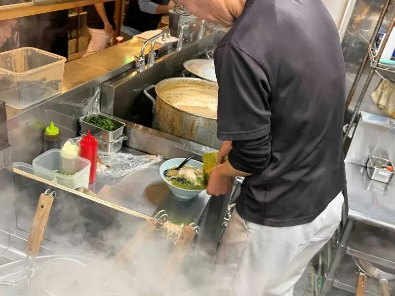 働いた後のラーメンが最高♪