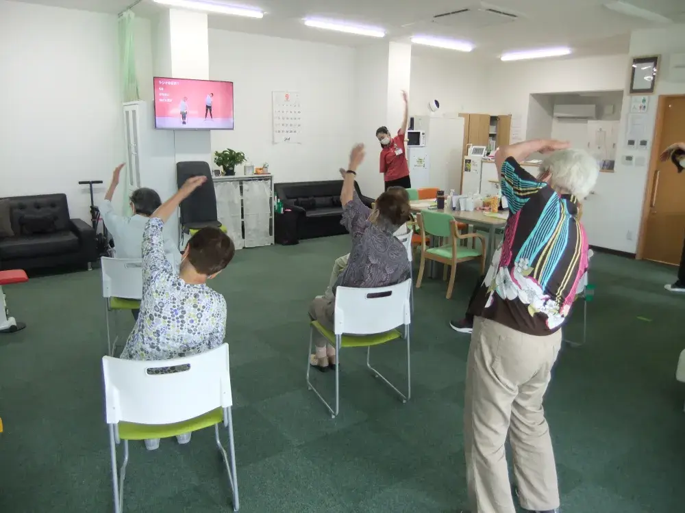 広くて綺麗なデイサービス内