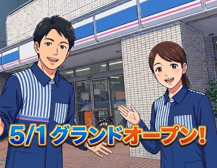 オープニング│朝だけ☆｜週2日～｜授業前・出勤前にサクッと稼ぐコンビニバイト